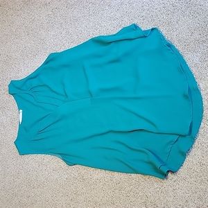 Teal Tank Blouse